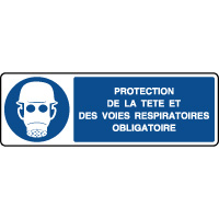 Panneau horizontal protection tte et voies respiratoires