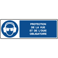 Panneau horizontal protection de la vue et de l'oue