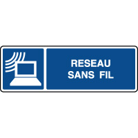 Panneau d'information horizontal rseau sans fil