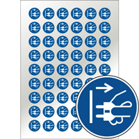 Pictogrammes obligation dbrancher la prise