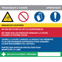 Fiche de poste trancheuse  viande