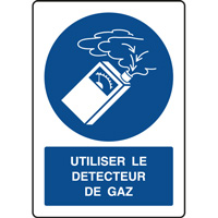 Panneau vertical obligation utiliser le dtecteur de gaz